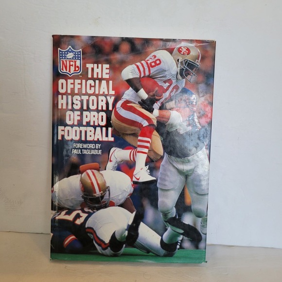 NFL Official History of Pro Football Vintage Book 1990 - Picture 1 of 7